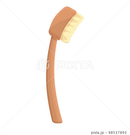 Beauty massage brush icon cartoon vector. Body tool. Care bath Beauty massage brush icon cartoon vector. Body tool. Care bath 98537893