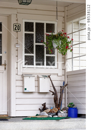 House entrance in Andalsnes - Norway 98538112