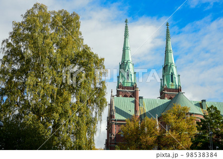 フィンランドの首都ヘルシンキの美しい風景 フィンランドの首都ヘルシンキの美しい風景 98538384