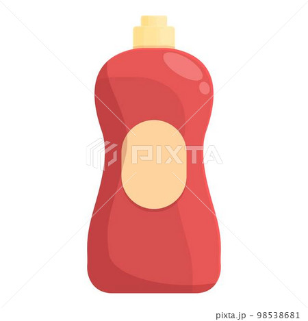 Detergent icon cartoon vector. Dish clean. Spray wash 98538681