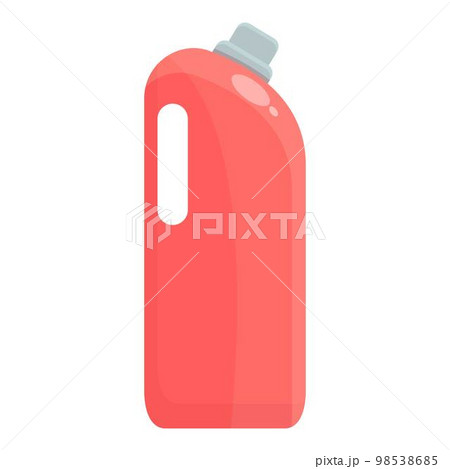 Cleaner bottle icon cartoon vector. Plastic product. Spray container Cleaner bottle icon cartoon vector. Plastic product. Spray container 98538685
