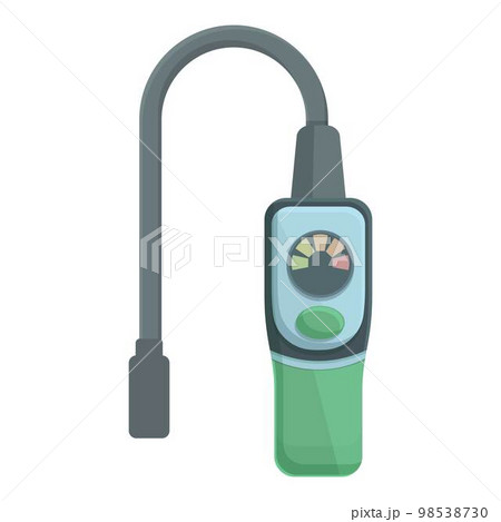 Digital device icon cartoon vector. Gas detector. Check instrument Digital device icon cartoon vector. Gas detector. Check instrument 98538730