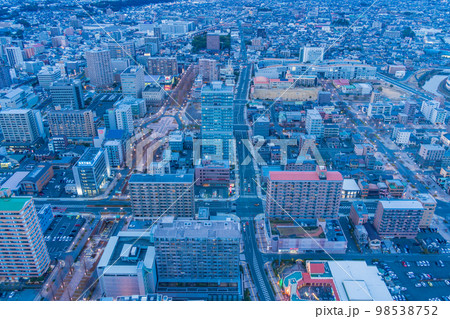 (静岡県)浜松市の街並み 駅北 (静岡県)浜松市の街並み 駅北 98538752