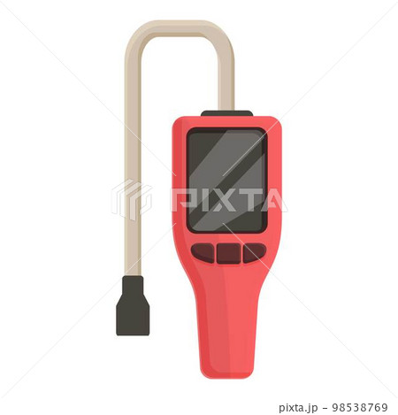 Check gas detector icon cartoon vector. Device monitor. Test natural Check gas detector icon cartoon vector. Device monitor. Test natural 98538769