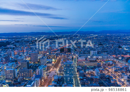 （静岡県）浜松市の街並み　駅北 98538861