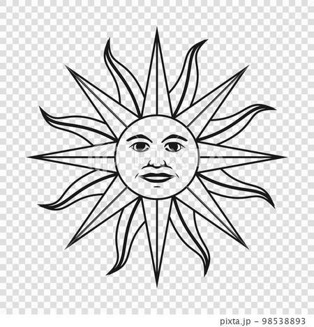 Thin line emblem of Uruguay 98538893