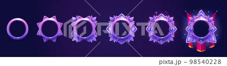 Luxury frames for game ranking badges 98540228