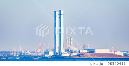 千葉 火力発電所　【 化石燃料 による 発電 の イメージ 】 98540411