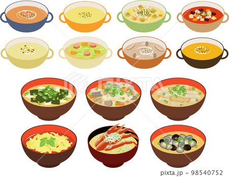 スープと汁物セット 98540752
