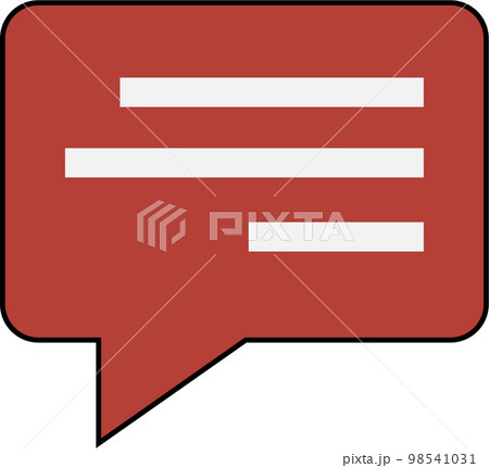 吹き出し 98541031