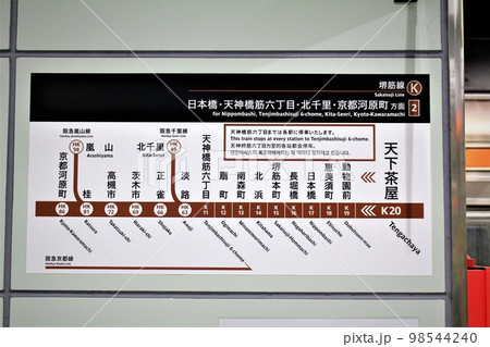 大阪メトロ天下茶屋駅路線図 98544240