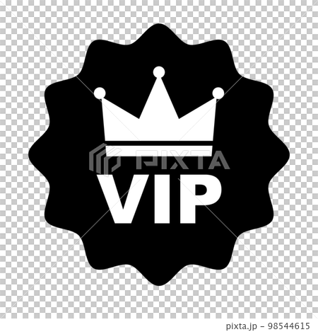 流行貴賓剪影圖標。特殊待遇。向量。 98544615