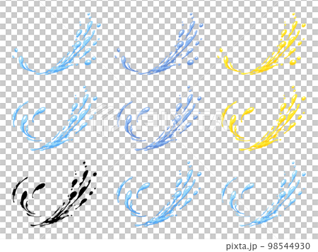 水效果插圖素材集 98544930