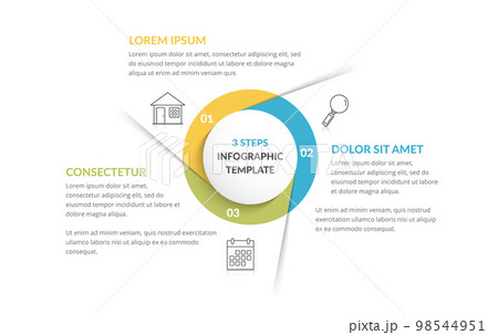 Circle Infographics - Three Elements 98544951