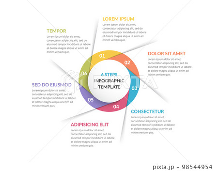 Circle Infographics - Six Elements 98544954