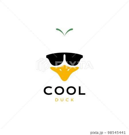 face duck beak with sunglasses cool mascot cartoon logo design vector icon illustration template face duck beak with sunglasses cool mascot cartoon logo design vector icon illustration template 98545441