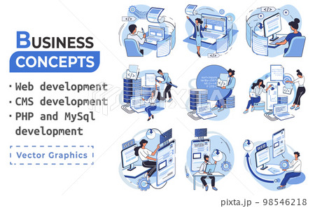 Website architecture concepts. Web development, PHP, MySQL, CMS, interface design, software testing Website architecture concepts. Web development, PHP, MySQL, CMS, interface design, software testing 98546218