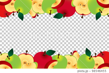 Background/frame with apples 98546455