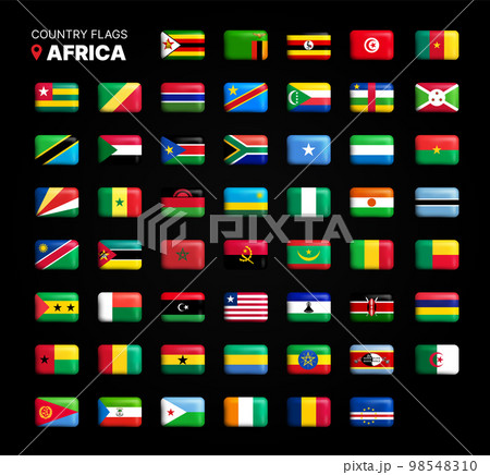 Andorra Flag 3D Icon. National Flag of Andorra 98548310