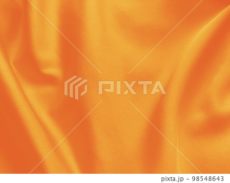 オレンジ色の滑らかな布 98548643