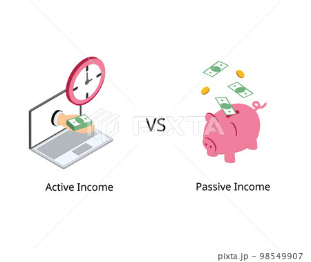 passive income compare with active income earned through effort or output passive income compare with active income earned through effort or output 98549907