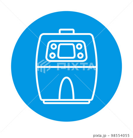 cooking air fryer appliance icon vector for graphic design, logo, website, social media, mobile app, UI illustration 98554055