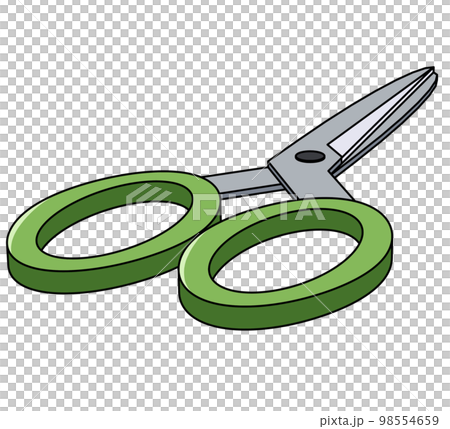 閉合的剪刀對角圖 98554659