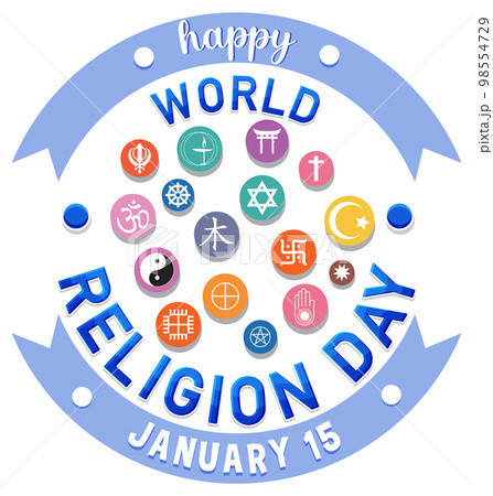 World Religion Day Banner Design 98554729