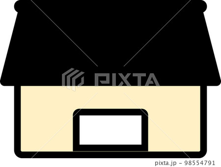 お店のシンプルでかわいいイラスト 98554791