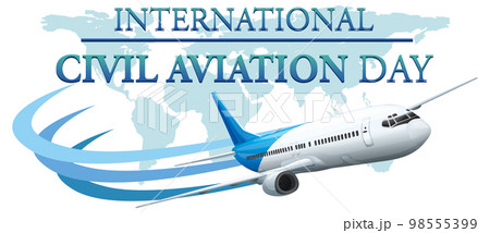 World Civil Aviation Day Banner Design 98555399