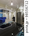 Living Room and Kitchen Modern Interior. Modern townhouse renovation 98556712