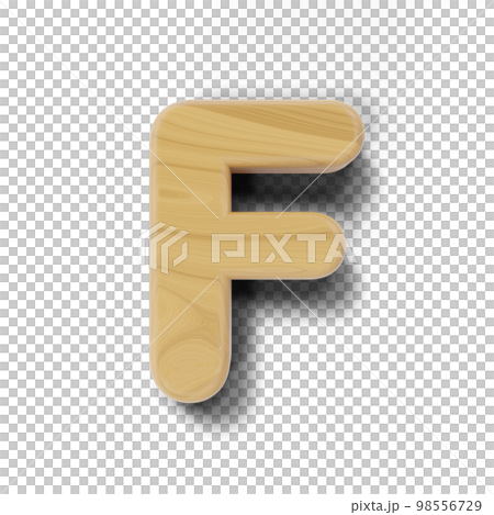 木製の3Dアルファベット 木製の3Dアルファベット 98556729