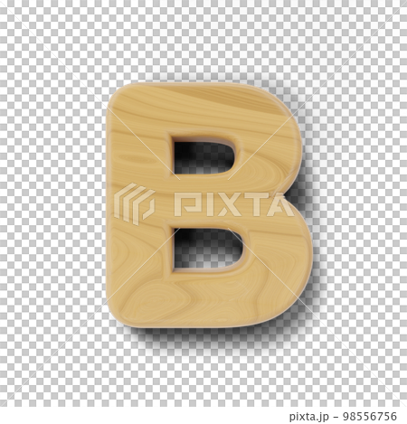 wooden 3d alphabet 98556756