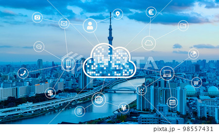 クラウドコンピューティング 98557431