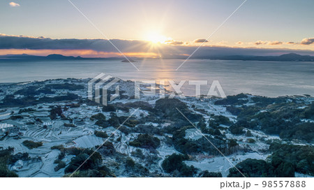 谷水棚田 長崎県南島原市 谷水棚田 長崎県南島原市 98557888