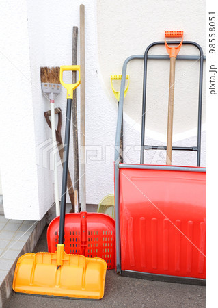 除雪, スコップ, スノーダンプ, 排雪, 雪かき, 冬, 雪, 除雪道具, 道具, プラスチック製 98558051