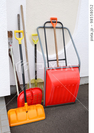 除雪, スコップ, スノーダンプ, 排雪, 雪かき, 冬, 雪, 除雪道具, 道具, プラスチック製 98558052