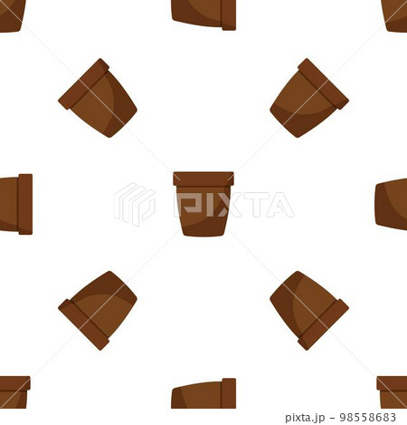 Plant pot pattern seamless background texture repeat wallpaper geometric vector Plant pot pattern seamless background texture repeat wallpaper geometric vector 98558683
