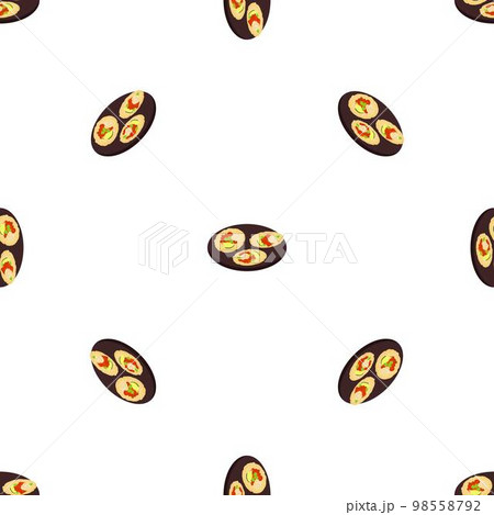 Mexican sandwich pattern seamless background texture repeat wallpaper geometric vector Mexican sandwich pattern seamless background texture repeat wallpaper geometric vector 98558792
