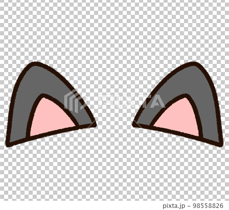 cute cat ear material 98558826