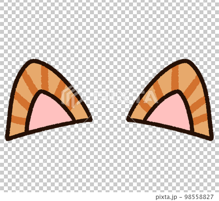 可愛的貓耳朵素材 可愛的貓耳朵素材 98558827