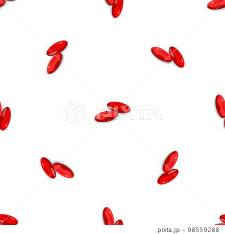 Flu capsule pattern seamless background texture repeat wallpaper geometric vector 98559288