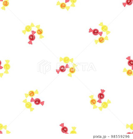 Flu bonbon pattern seamless background texture repeat wallpaper geometric vector 98559296