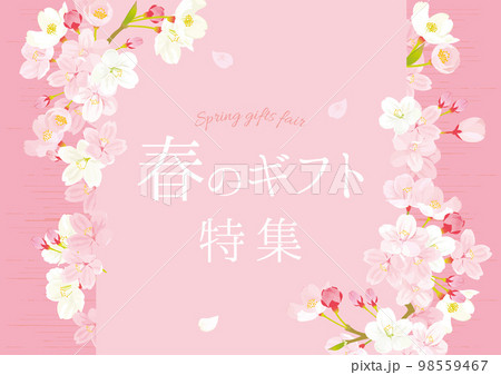 桜　春のギフト　イラスト 98559467