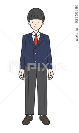男子学生_全身 98559596