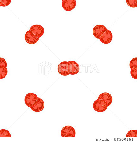 Burger tomato pattern seamless background texture repeat wallpaper geometric vector Burger tomato pattern seamless background texture repeat wallpaper geometric vector 98560161