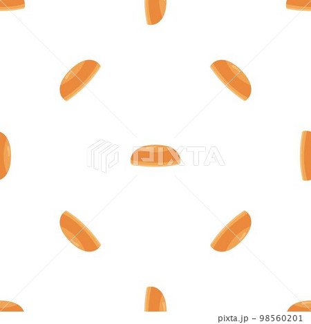 Bun burger pattern seamless background texture repeat wallpaper geometric vector 98560201
