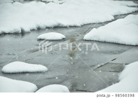 道路の融雪装置(消雪パイプ) 98560398