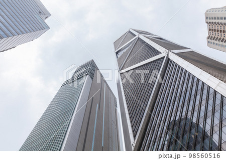 Kuala Lumpur downtown, modern office high rise buildings 98560516