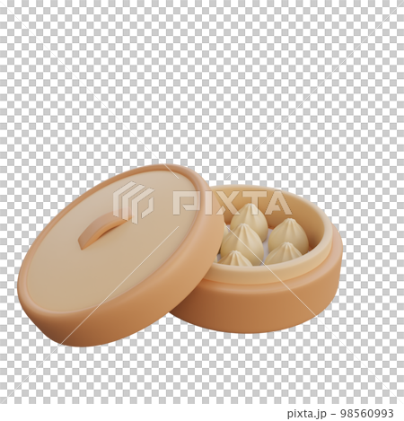 3d illustration of asian food Dumpling 98560993